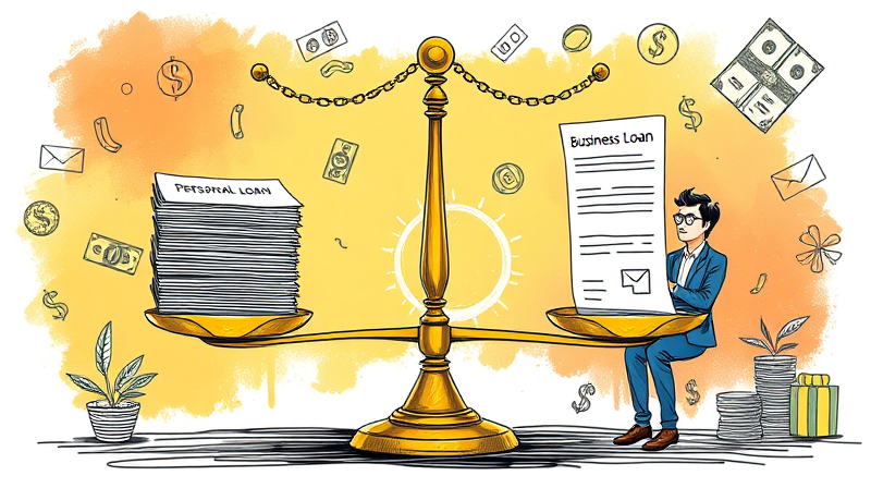 Préstamos personales vs. préstamos empresariales